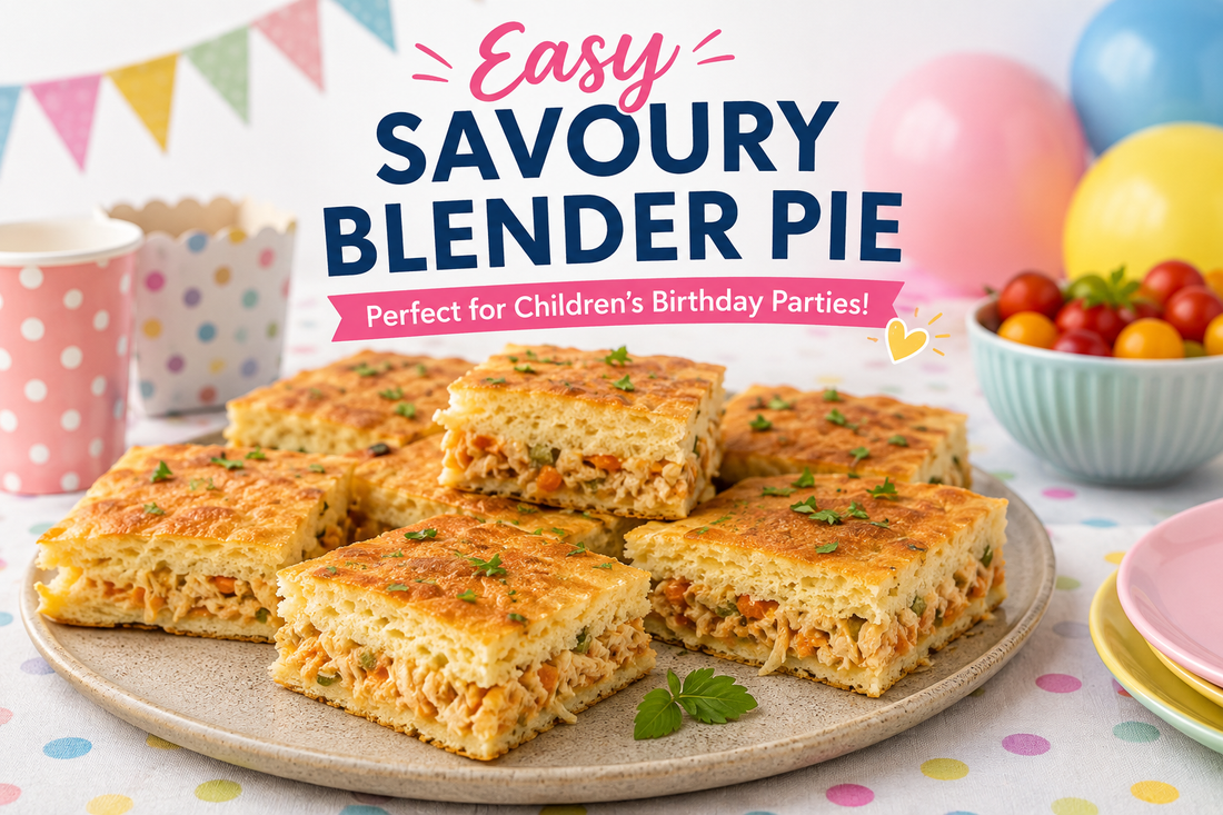Easy Savoury Blender Pie (Perfect for Children's Birthday Parties)