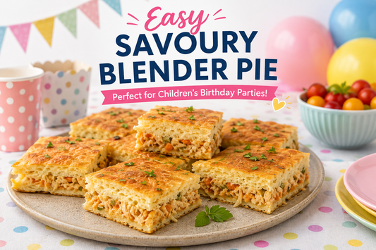 Easy Savoury Blender Pie (Perfect for Children's Birthday Parties)