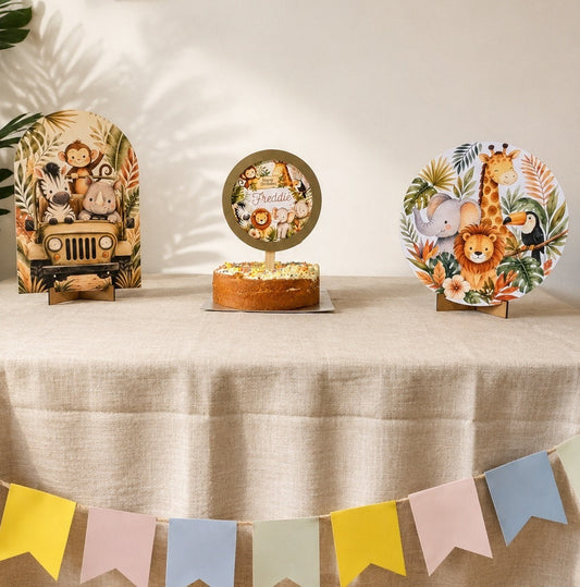 Jungle Safari Birthday Centerpiece Ideas: How to Style a Kids' Party Table
