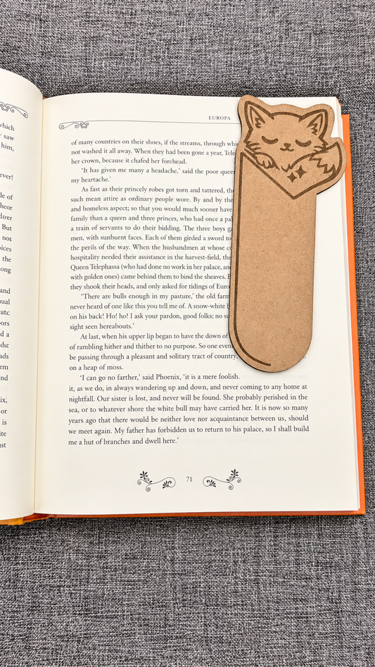 Sleeping Cat Bookmark