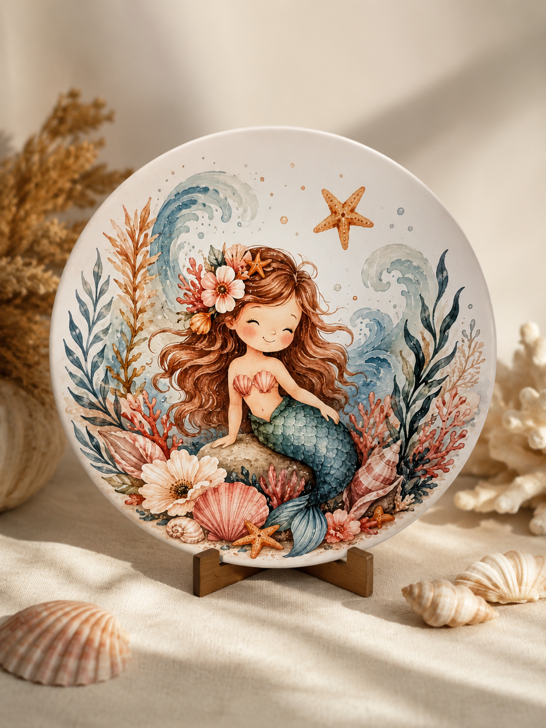Mermaid Personalised Birthday Table Decoration Kit