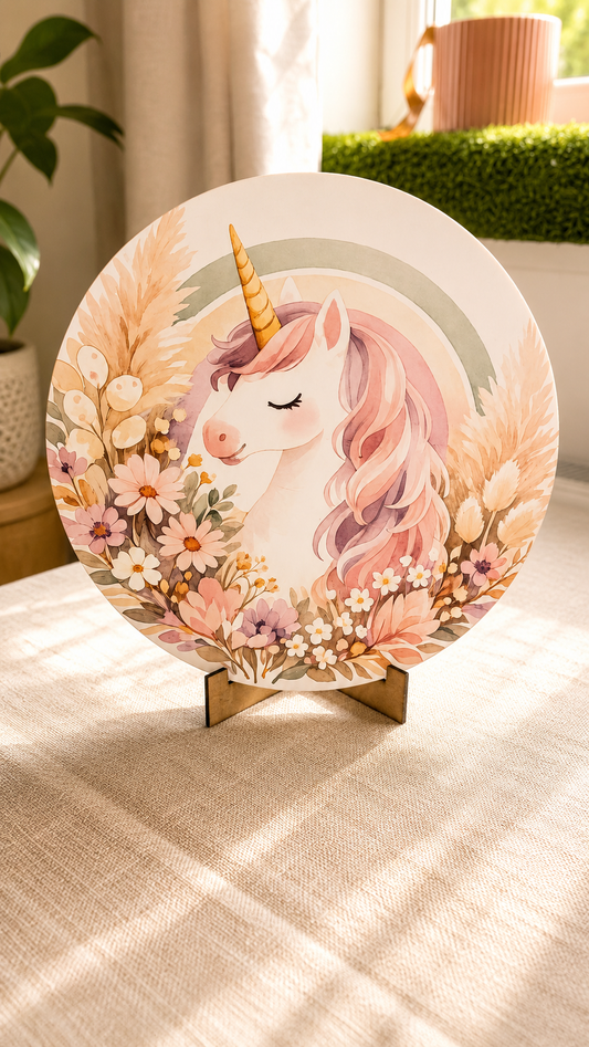 Unicorn Personalised Birthday Table Decoration Kit